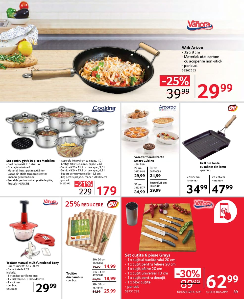 catalog Selgros nealimentar